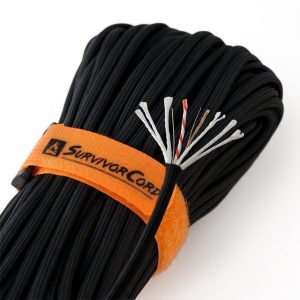 SurvivorCord | BLACK - 100 FT Hank